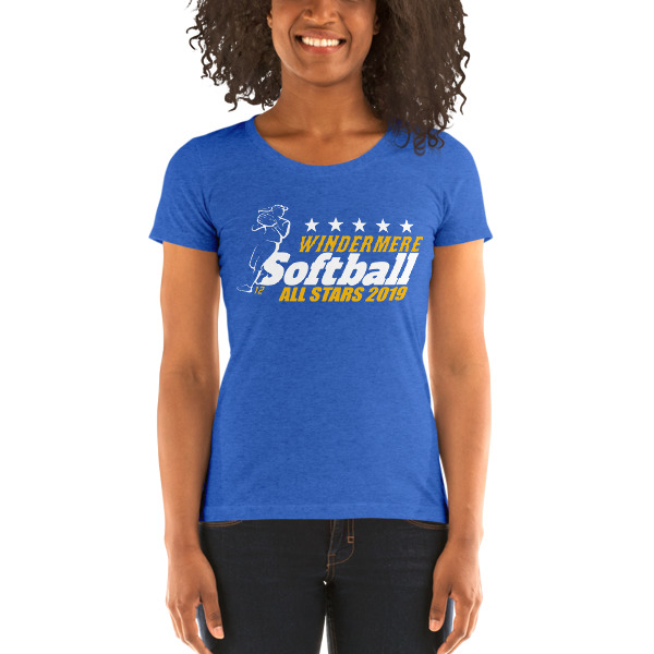 windermere softball all stars 12 Ladies' short sleeve t-shirt