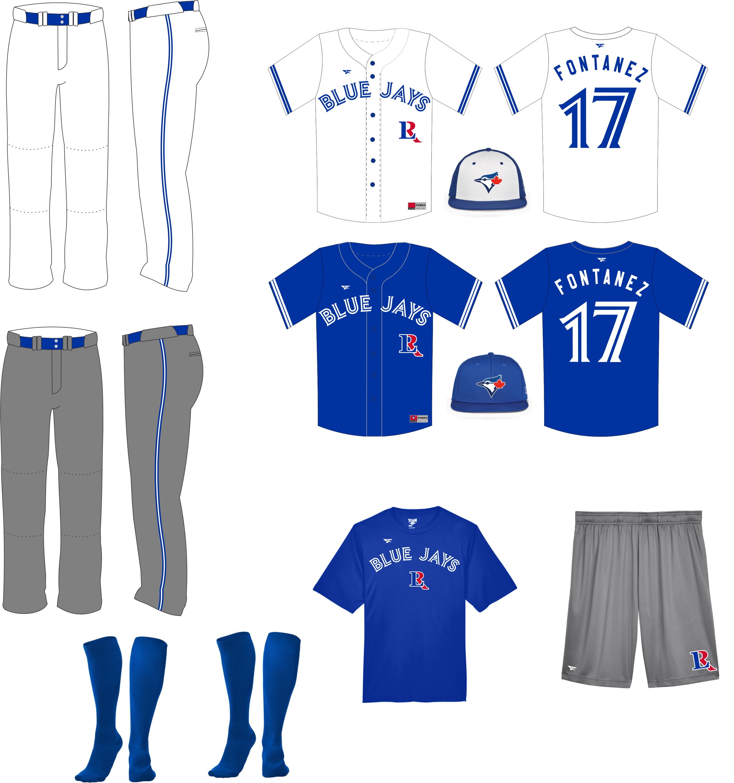 Blue Jays LR Uniforms