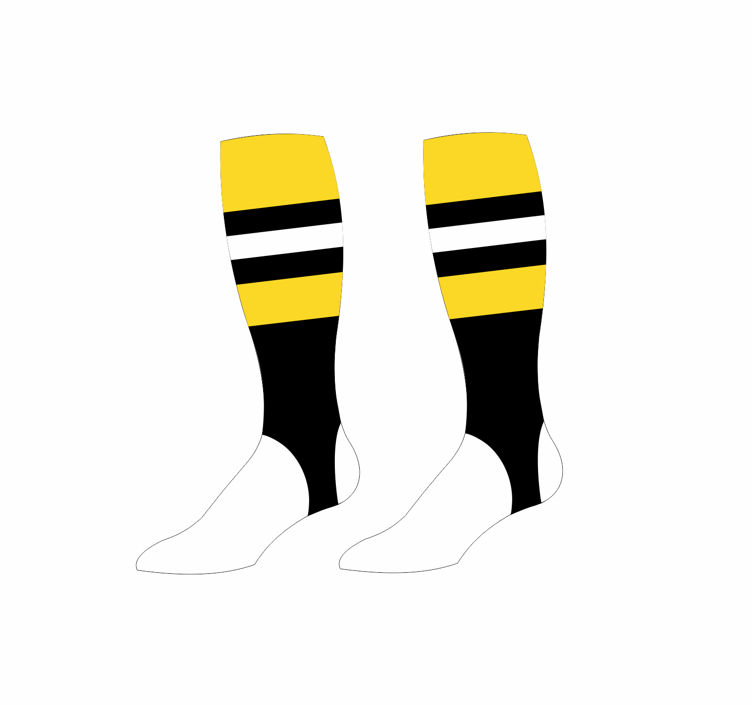 Gold Youth Baseball Stirrup Socks 